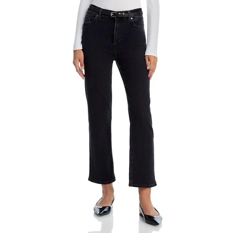Frame Le Sleek Straight Jeans in Meteor