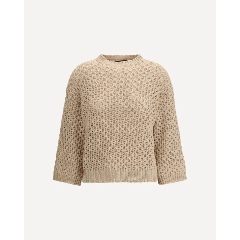 FABIANA FILIPPI Jumper crafted from Platinum yarn with micro sequins Female 44