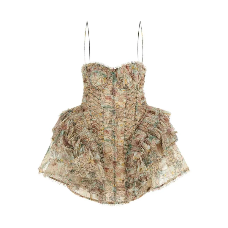 Zimmermann Robe Au Genou - Multicolore