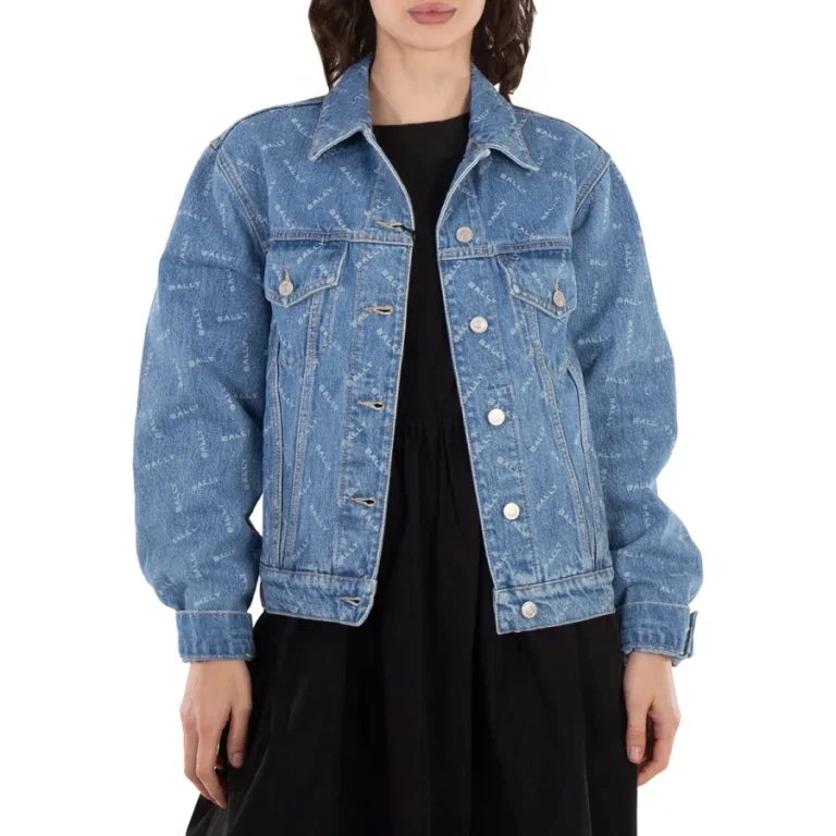 Bally Logo-Print Cotton Denim Jacket