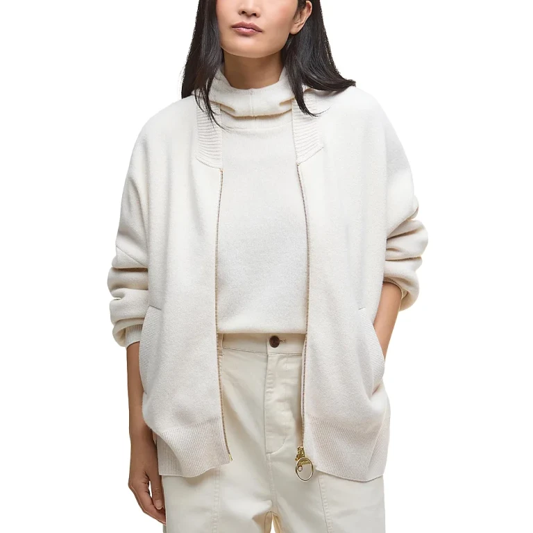 Barbour Milda Knitted Bomber Jacket