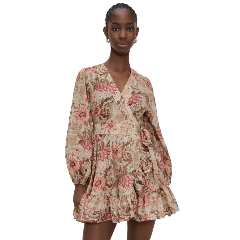 ZIMMERMANN Daylight wrap mini Dress Female 1