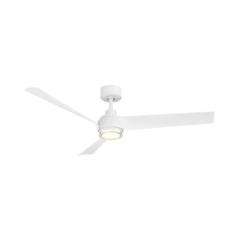 Matte White 54" Ceiling Fan from the Chill Collection