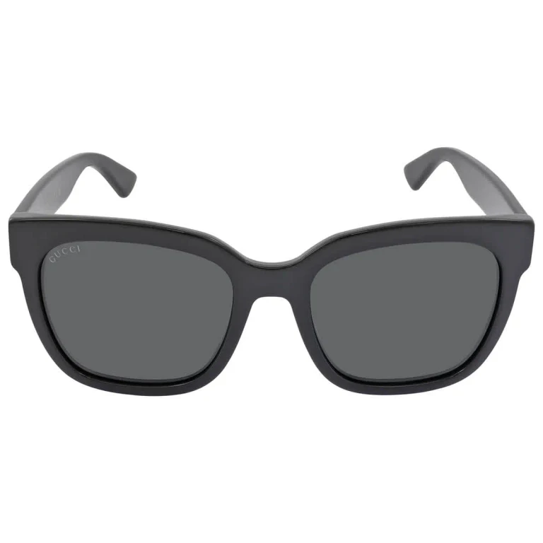 Gucci Grey Square Ladies Sunglasses GG0034SN 001 54