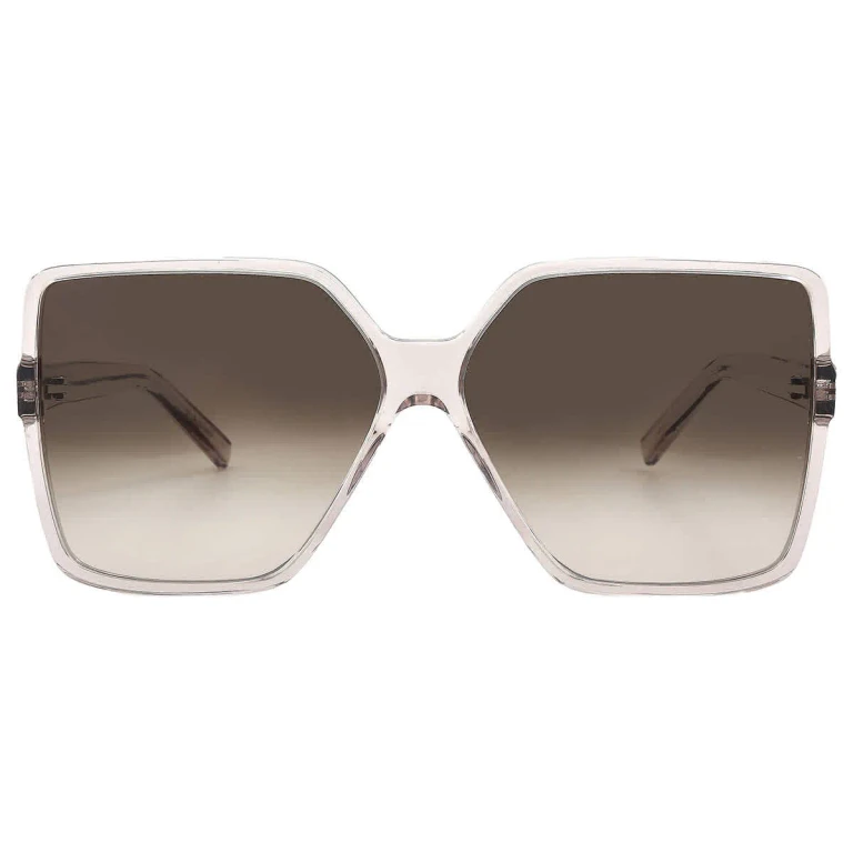 Saint Laurent Brown Gradient Square Ladies Sunglasses SL 232 BETTY-005 63