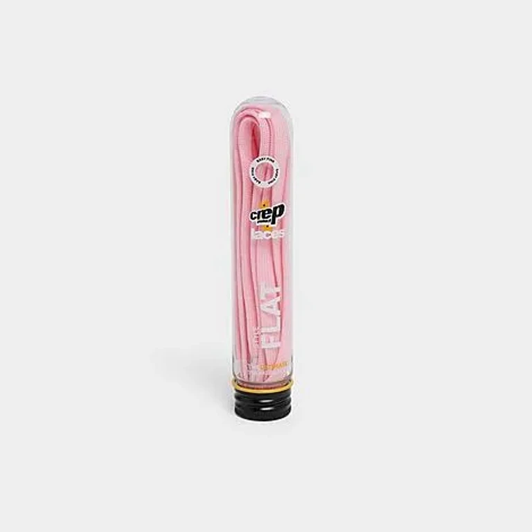 Crep Protect Pre-treated Flat Laces in Pink