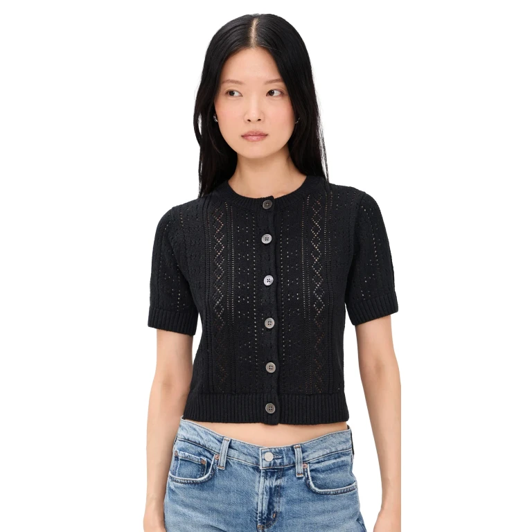 Alex Mill Elle Cardigan Black L
