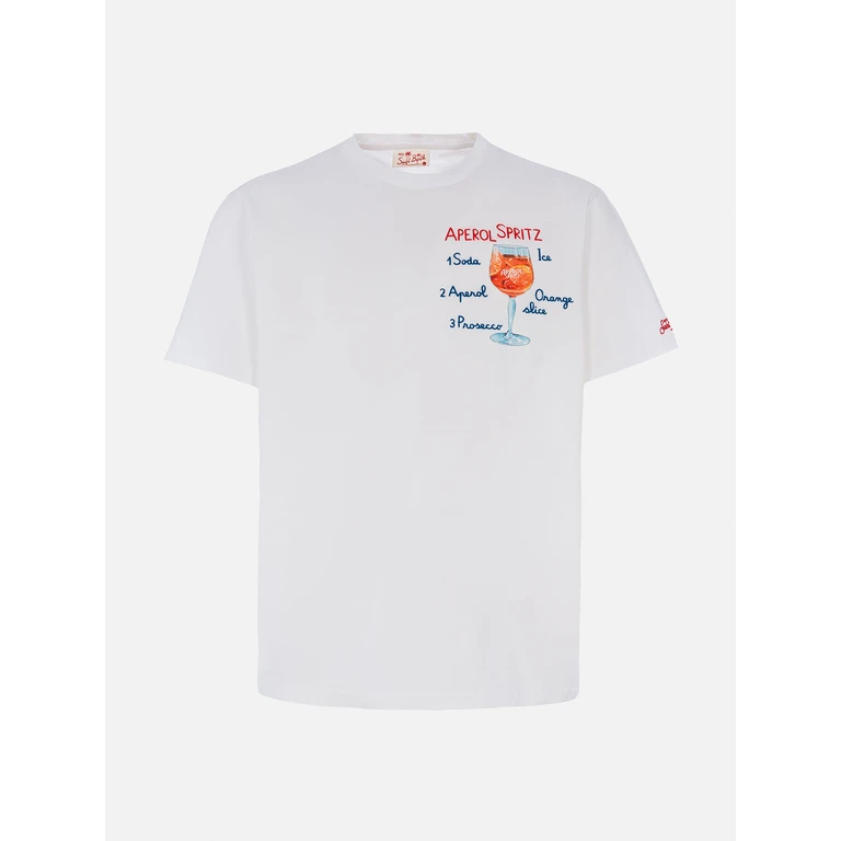 MC2 Saint Barth T-shirt With Spritz Print And Embroidery Special Edition