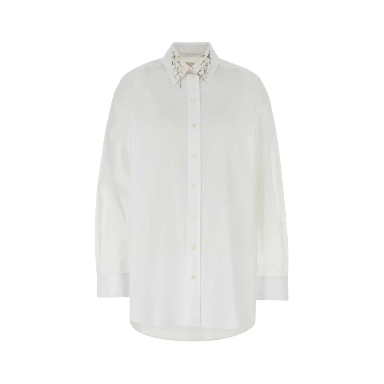 Prada White Poplin Oversize Shirt