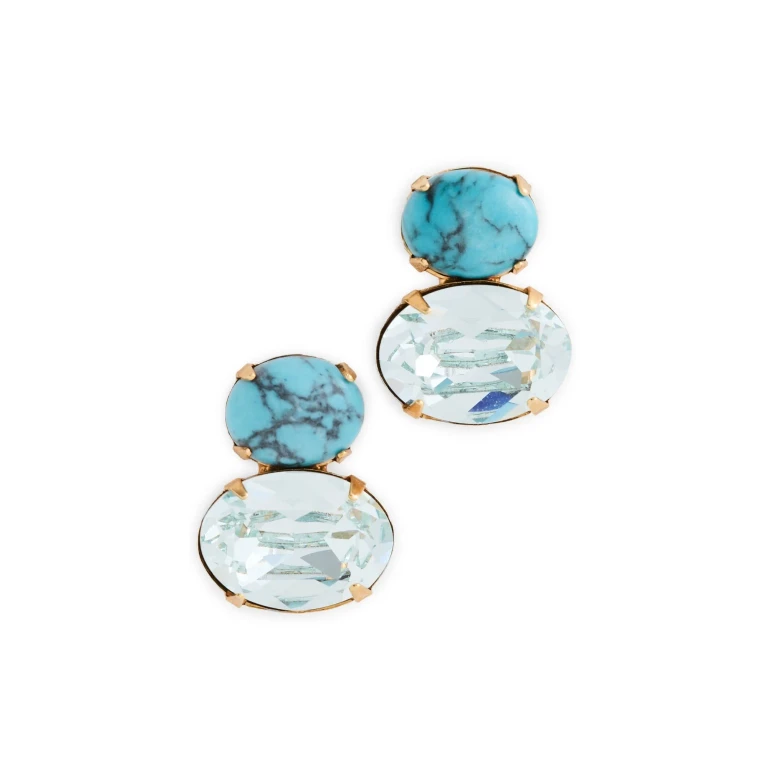 Jennifer Behr Yvette Earrings Turquoise One Size
