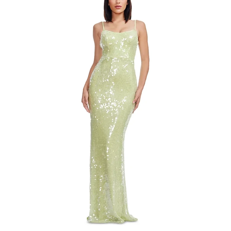 Dress the Population Giovanna Sequinned Evening Gown
