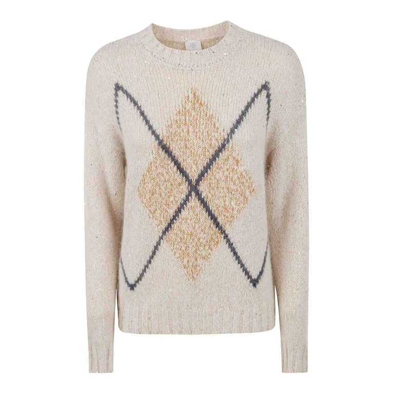 Eleventy Pull Col Rond - Beige