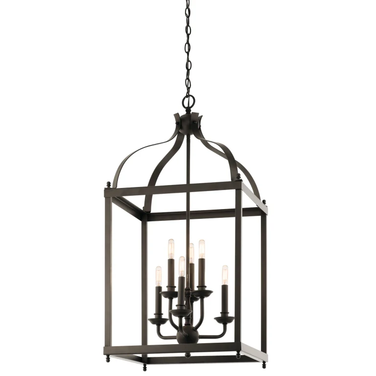 Larkin 6-Light Foyer Pendant in Olde Bronze