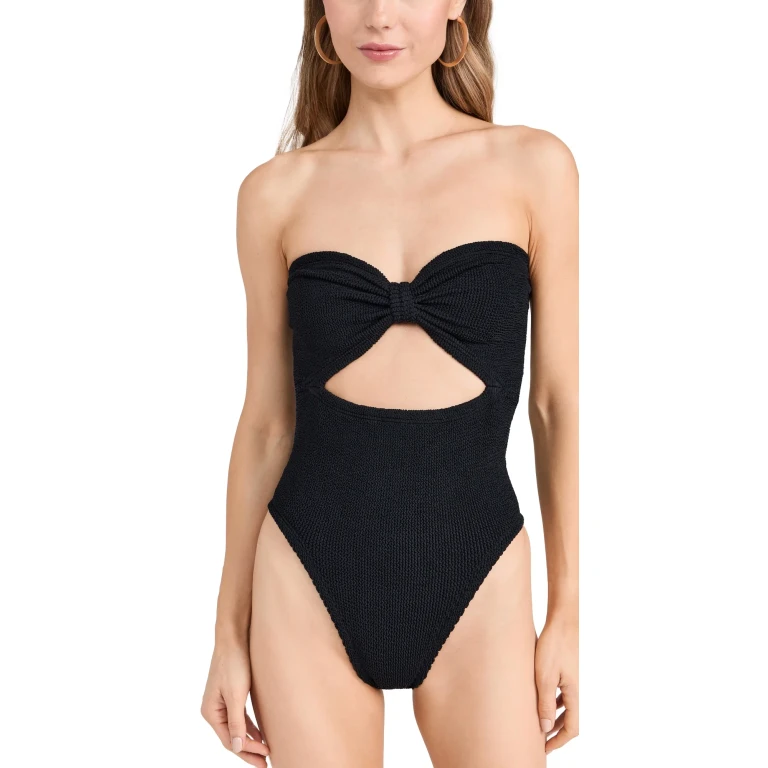 Maillot de bain une pièce Hunza G Alana Noir