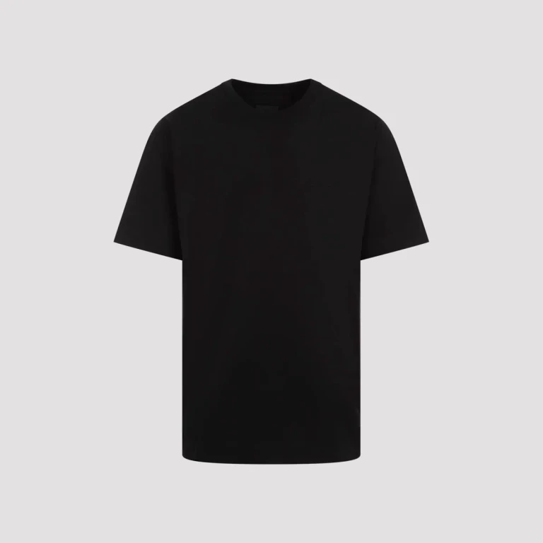 GIVENCHY Cotton T-Shirt with logo patch Male S