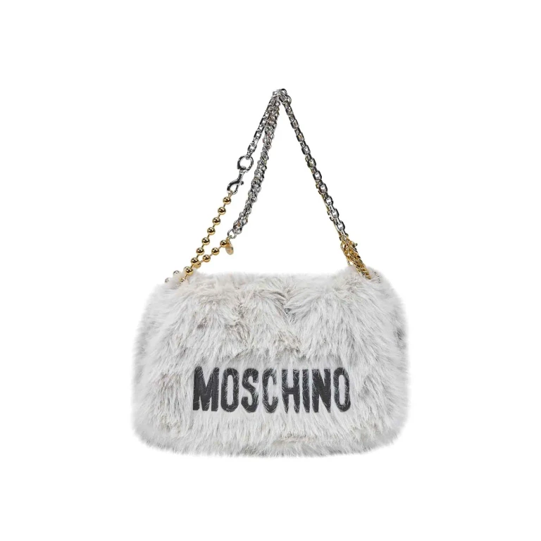Moschino Sac Porté Épaule - Blanc