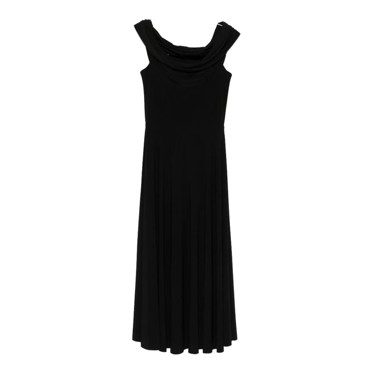 Norma Kamali Robe Au Genou - Noir