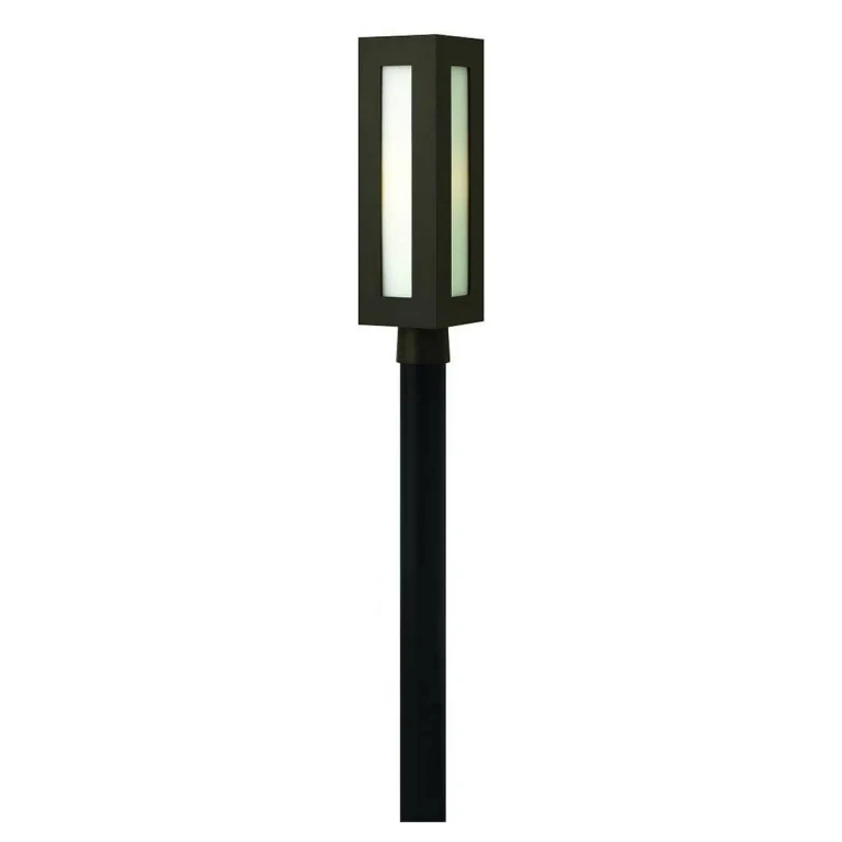 Bronze LED Post Top Pier Mount from the Dorian Collection