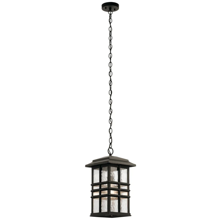 Olde Bronze One Light Outdoor Pendant from the Beacon Square Collection