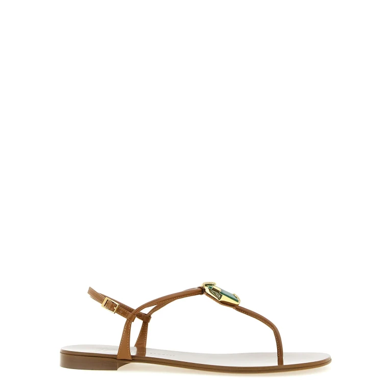 Heeled Sandal Woman color Brown (E600018001)
