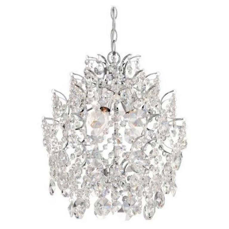 3-Light 14" Traditional Chandelier in Chrome