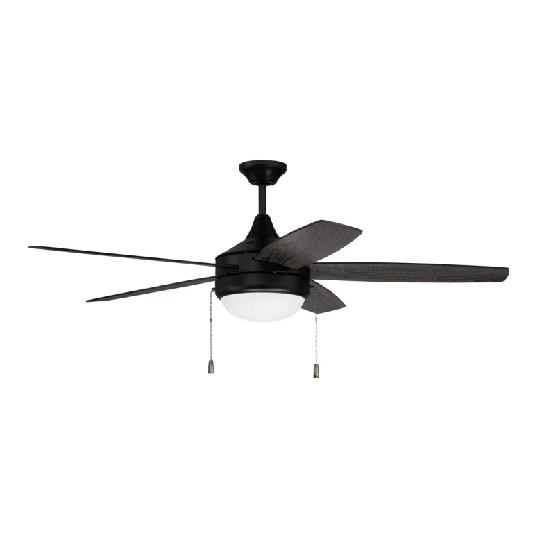 Phaze 5 Blade 2-Light 52" Ceiling Fan in Flat Black