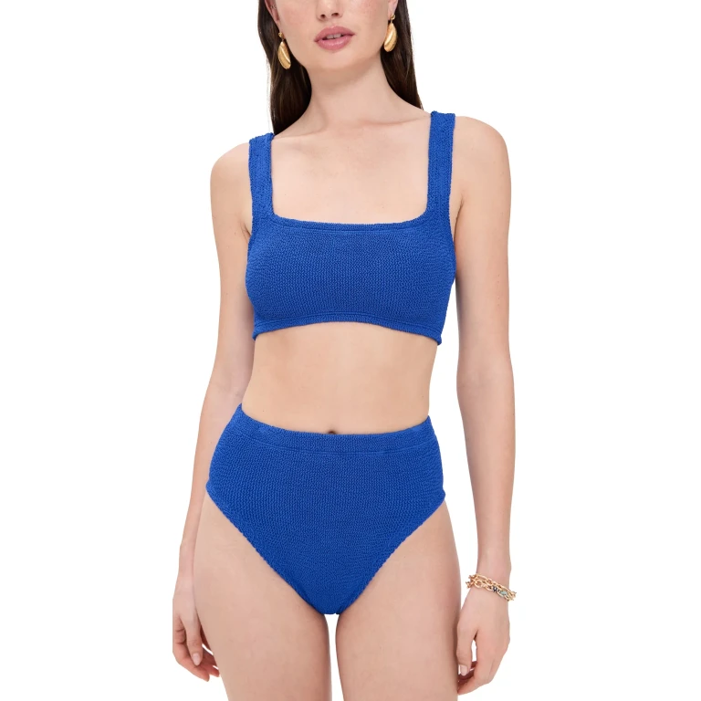 Conjunto de Bikini Hunza G Patricia Azul Real