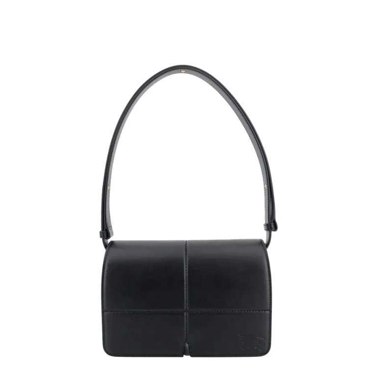 Burberry Black Leather Snip Shoulder Bag