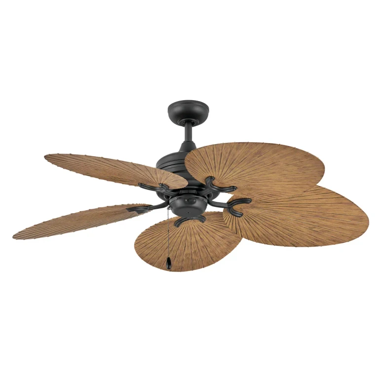 Hinkley Tropic Air 52" Indoor/Outdoor Ceiling Fan in Matte Black - 901952FMB-NWD