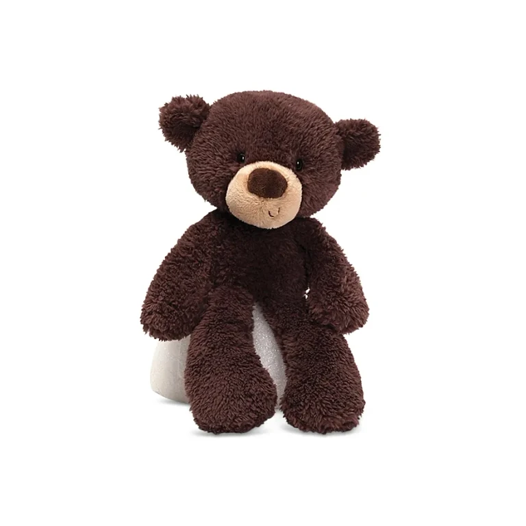 Gund Fuzzy Teddy Bear Stuffed Animal Plush, Chocolate Brown - Ages 1+