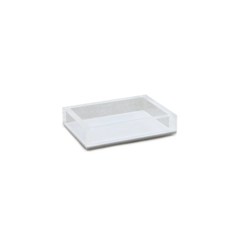 Tizo Design Acrylic Soap Dish Solid White One Size