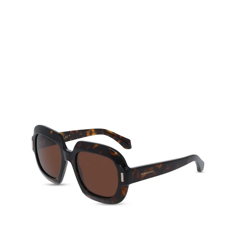 Ferragamo Rivert Oversized Square Sunglasses, 54mm
