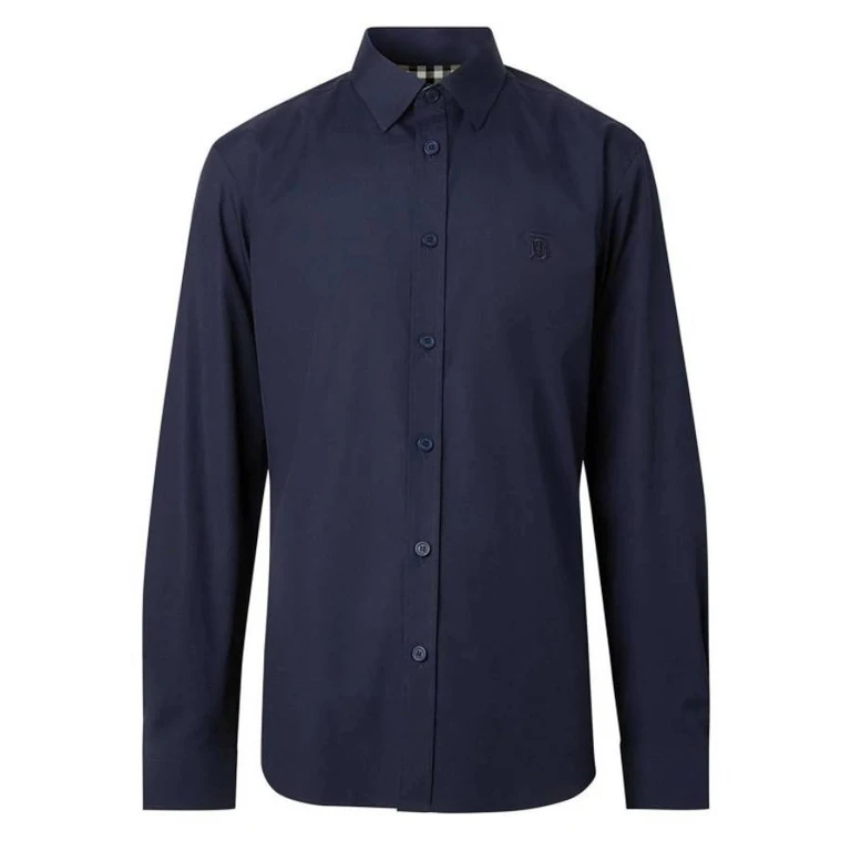 Burberry Sherwood Monogram Motif Poplin Shirt