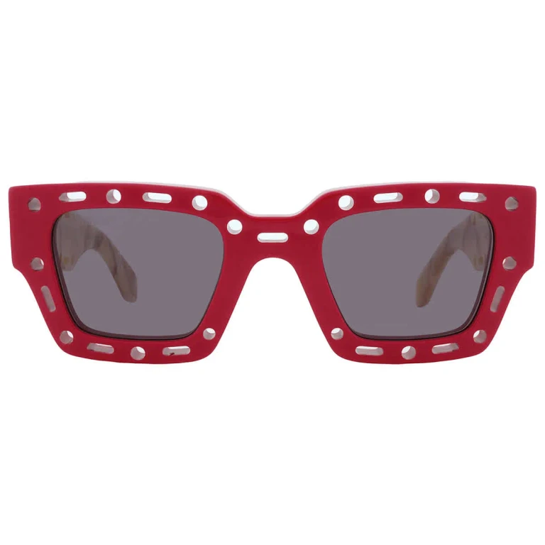 Off-White Mercer Full Smoke Square Unisex Sunglasses OERI026 2507 48