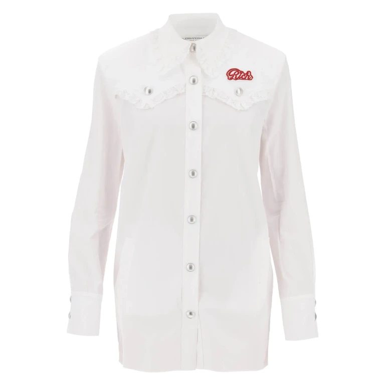 Jil Sander White Poplin Shirt Dress