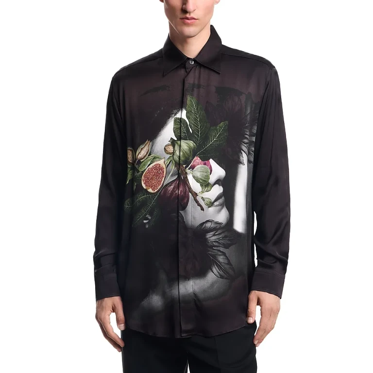 Emporio Armani Fig & Lady Button Front Shirt