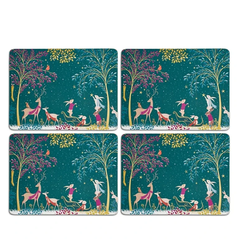 Portmeirion Sara Miller Woodland Tales Placemats, Set of 4