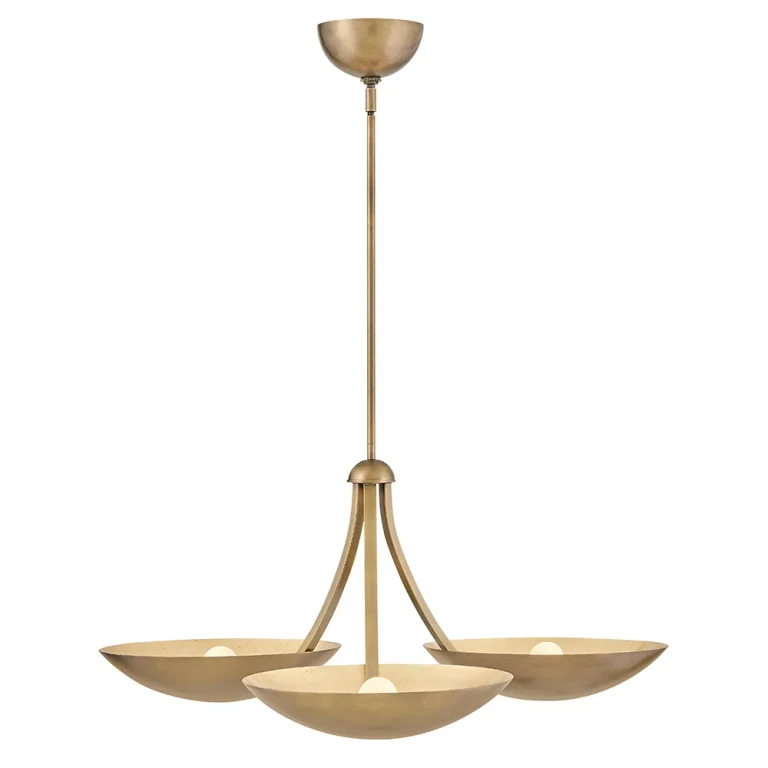 Heritage Brass LED Chandelier from the Glenn Collection