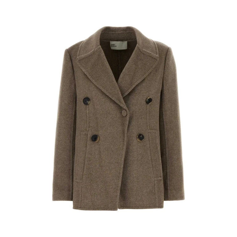 Tory Burch Manteau Court - Beige