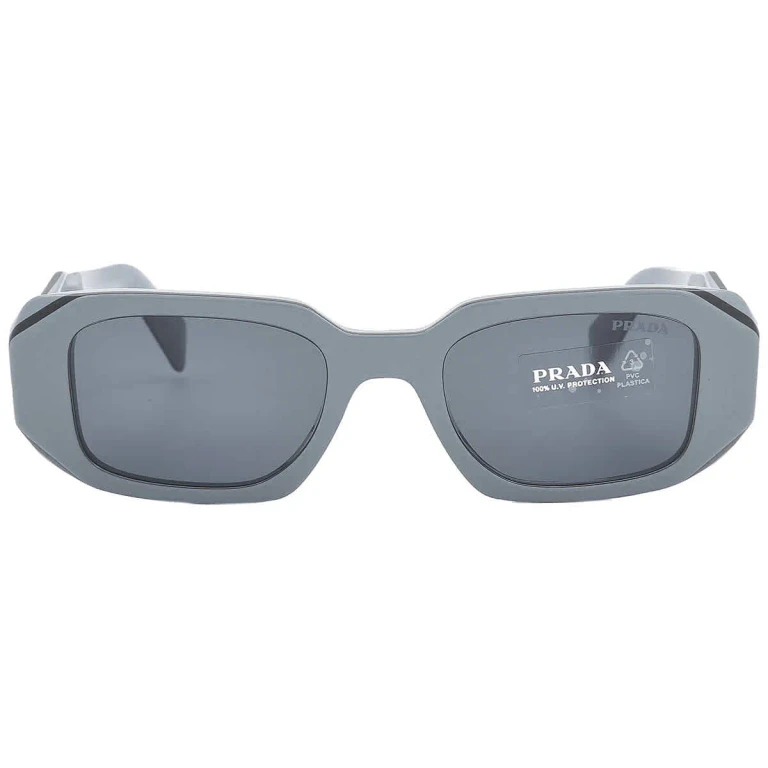 Prada Grey Geometic Geometric Ladies Sunglasses PR 17WS 11N09T 49