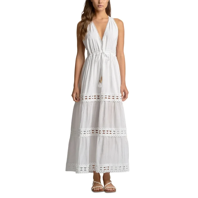 Elan Sleeveless Maxi Swim Cover Up Dress