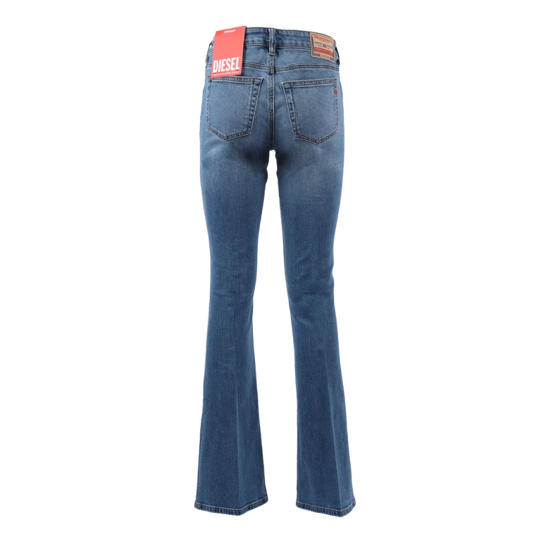 Diesel 5 pockets Blue Cotton Elastane Jean - Women