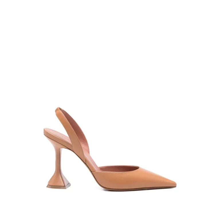 Amina Muaddi Holli Pointed Slingback Pumps