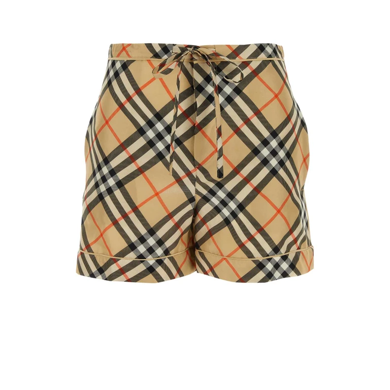 Burberry Printed Silk Shorts