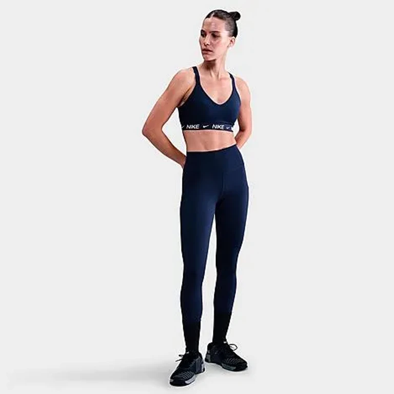 Nike Women's Dri-FIT Indy Medium Support Sports Bra in Midnight Navy Size: XS