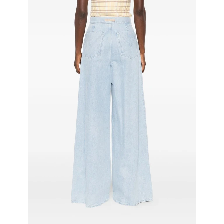 Max Mara Jeans Clear Blue Cotton - Women