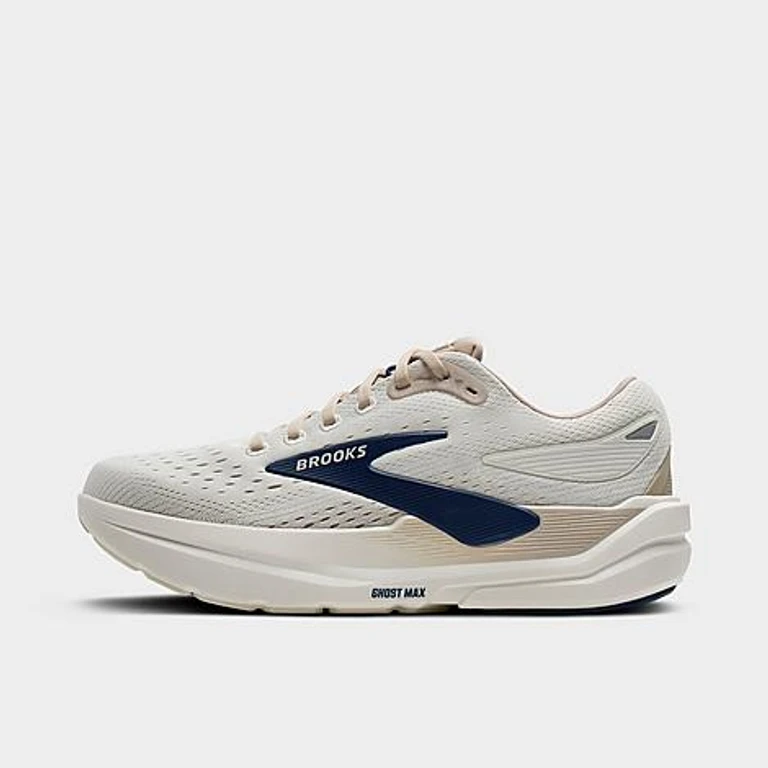Brooks Men's Ghost Max 3 Running Shoes in Coconut/Chateau/Navy Size: 7.5