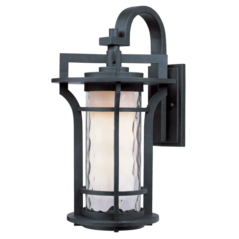Maxim Oakville 14.25" Outdoor Wall Lantern in Black Oxide