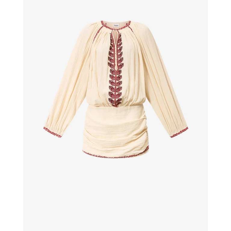 Robe Ludy - Femme - Beige-red - Taille 34 - Marant Étoile
