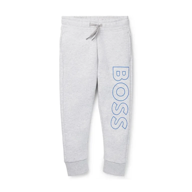 Hugo Boss Boys Vertical Logo Print Joggers